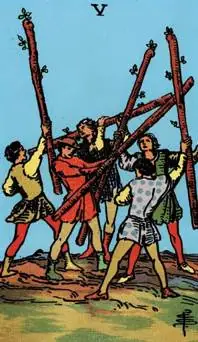 Five of Wands